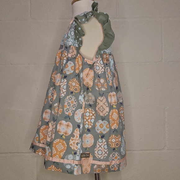 Girls Matilda Jane Bella Girls Mixed-Print Ruffle Sleeve Tunic Size 10 New - Picture 2 of 8